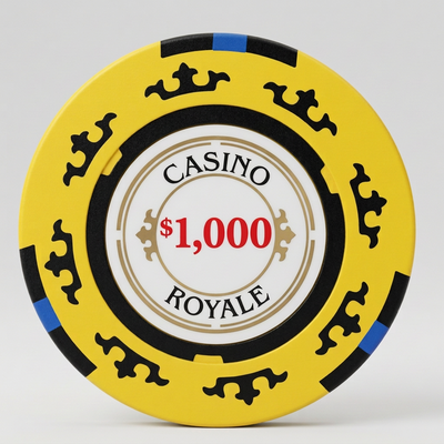 $1000 Casino Royale Smooth 14 Gram Poker Chips