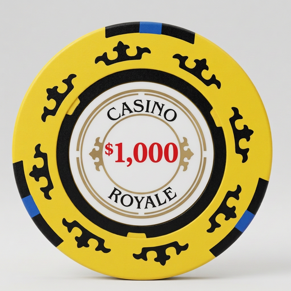 $1000 Casino Royale Smooth 14 Gram Poker Chips