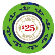 $25 Casino Royale Smooth 14 Gram Poker Chips
