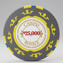 $25,000 Casino Royale Smooth 14 Gram Poker Chips
