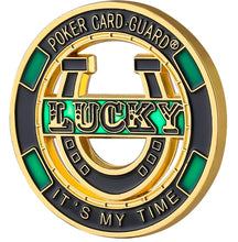 Lucky Horseshoe Its My Time Poker Card Guard