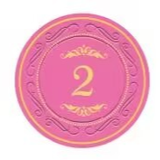 $2 Rustic Ceramic Poker Chips