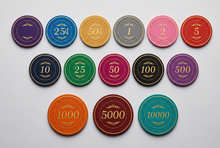500 Rustic Ceramic Poker Chips