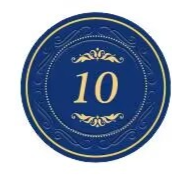 $10 Rustic Ceramic Poker Chips