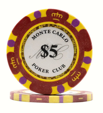 200 Monte Carlo Smooth 14 Gram Poker Chips Bulk