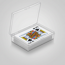 10 Empty Clear Playing Card Box