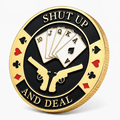 Shut Up and Deal Poker Card Guard