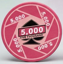 $5000 Turbo Ceramic 10 Gram Poker Chips