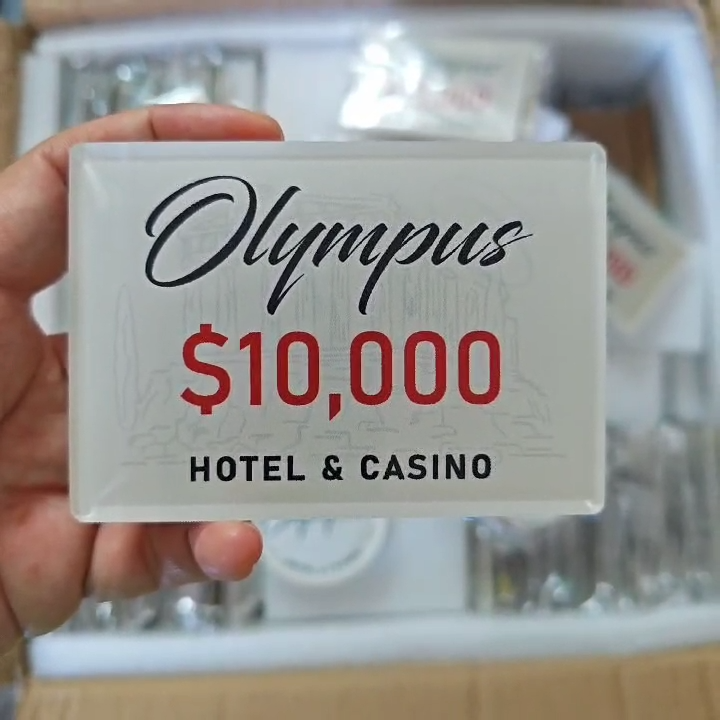 $10,000 Olympus Poker Plaque