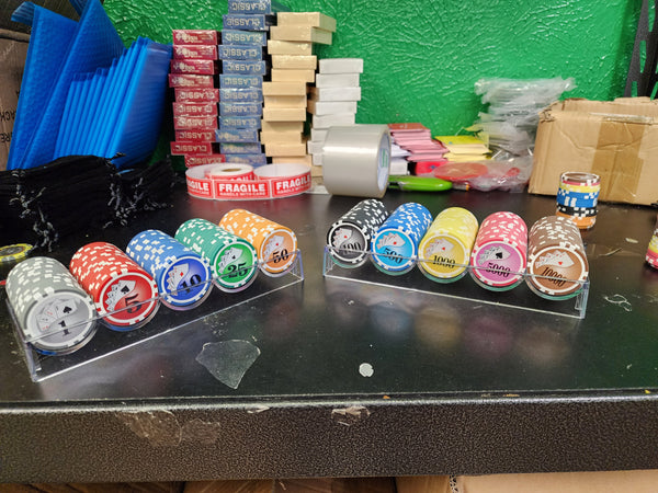 $10 Yin Yang Smooth 14 Gram Poker Chips