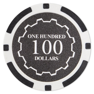 $100 One Hundred Dollar Eclipse 14 Gram Poker Chips