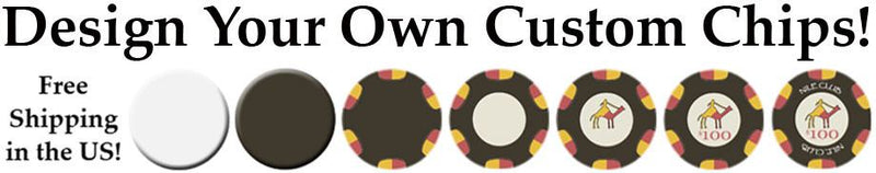 1000 Custom Ceramic Poker Chips