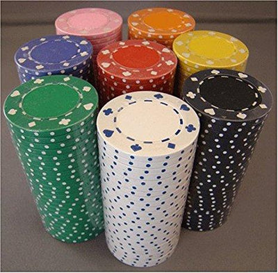 1000 Suited 11.5 Gram Poker Chips Bulk