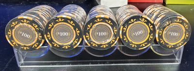 $100 Stealth Casino Royale Smooth 14 Gram Poker Chips