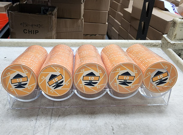 $10 Turbo Ceramic 10 Gram Poker Chips