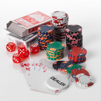 200 Crown & Dice 14 Gram Poker Chips Bulk