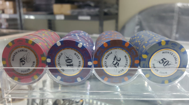 5 Cents Monte Carlo Smooth 14 Gram Poker Chips
