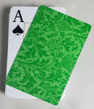 Green Formal Design Stiff Cut Cards Bridge Narrow Size (3 PCS)