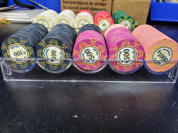 $25 Classic Ceramic 10 Gram Poker Chips