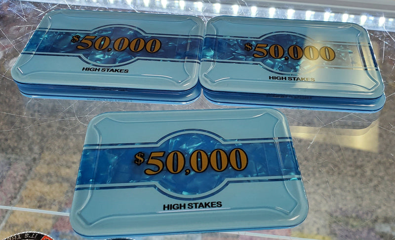 High Stakes $50,000 Poker Plaque