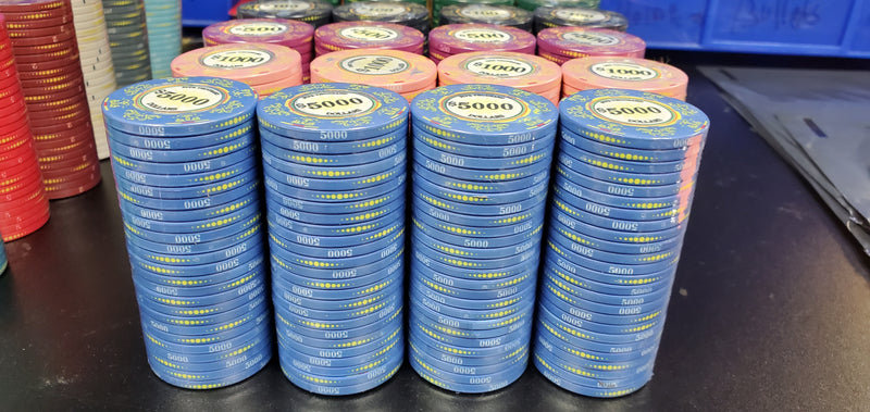 500 Classic Ceramic 10 Gram Poker Chips