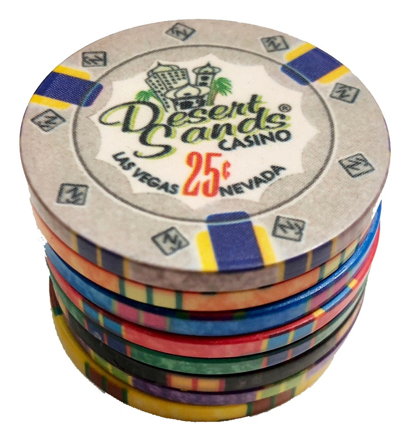300 Desert Sands 10 Gram Ceramic Poker Chips Bulk