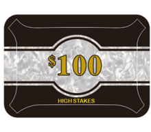 High Stakes $100 Poker Plaque