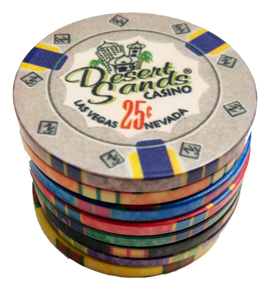 400 Desert Sands 10 Gram Ceramic Poker Chips Bulk