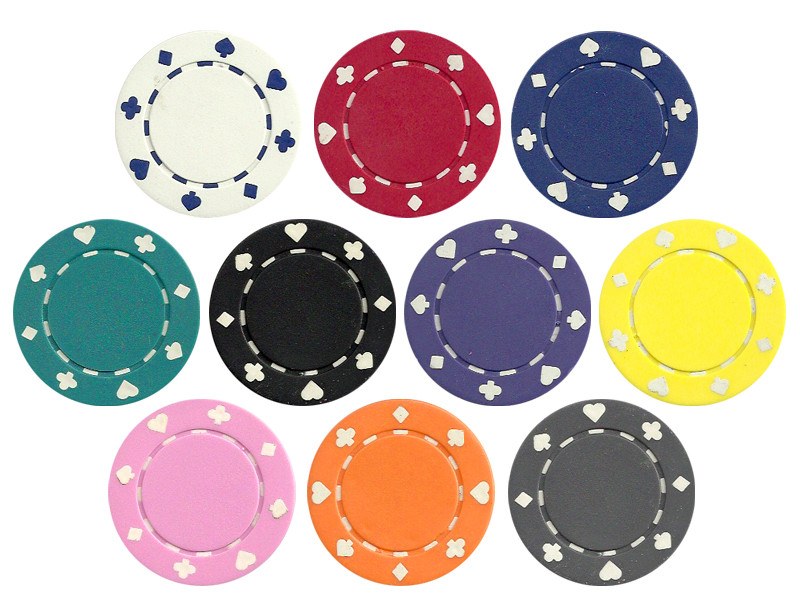 400 Suited 11.5 Gram Poker Chips Bulk