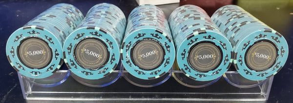 $5000 Stealth Casino Royale Smooth 14 Gram Poker Chips