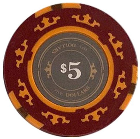 $5 Stealth Casino Royale Smooth 14 Gram Poker Chips