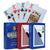 Red Blue Bridge Classic 100% Plastic Playing Cards Jumbo Index - Bulk Rate