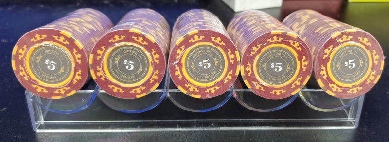 $5 Stealth Casino Royale Smooth 14 Gram Poker Chips