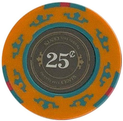 $.25 Cents Stealth Casino Royale Smooth 14 Gram Poker Chips