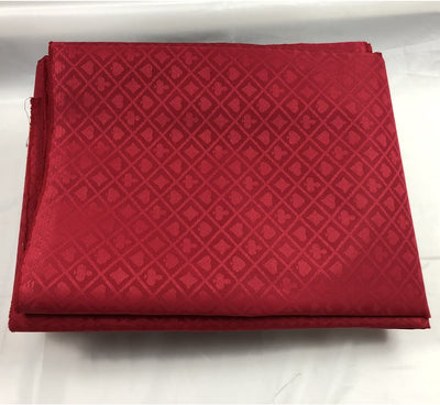 Red Suited Speed Cloth 100% Polyester Poker Table Felt 10ftx5ft