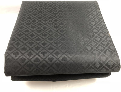 Black Suited Speed Cloth 100% Polyester Poker Table Felt 120x60