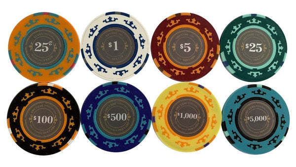 $100 Stealth Casino Royale Smooth 14 Gram Poker Chips