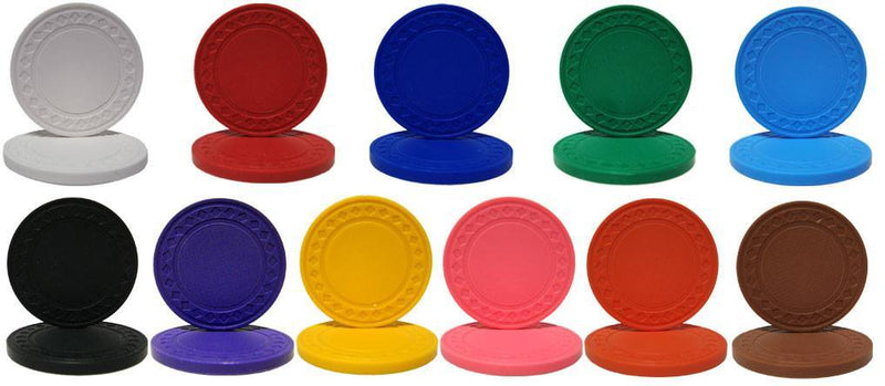 900 Super Diamond Solid 8. 5 Gram Poker Chips Bulk