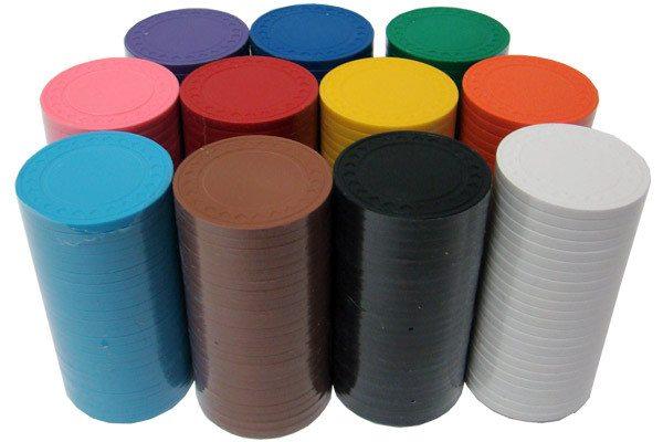 900 Super Diamond Solid 8. 5 Gram Poker Chips Bulk