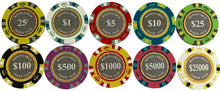 900 Smoked Monte Carlo Smooth 14 Gram Poker Chips