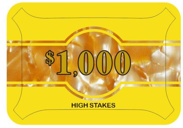 High Stakes $1,000 Poker Plaque