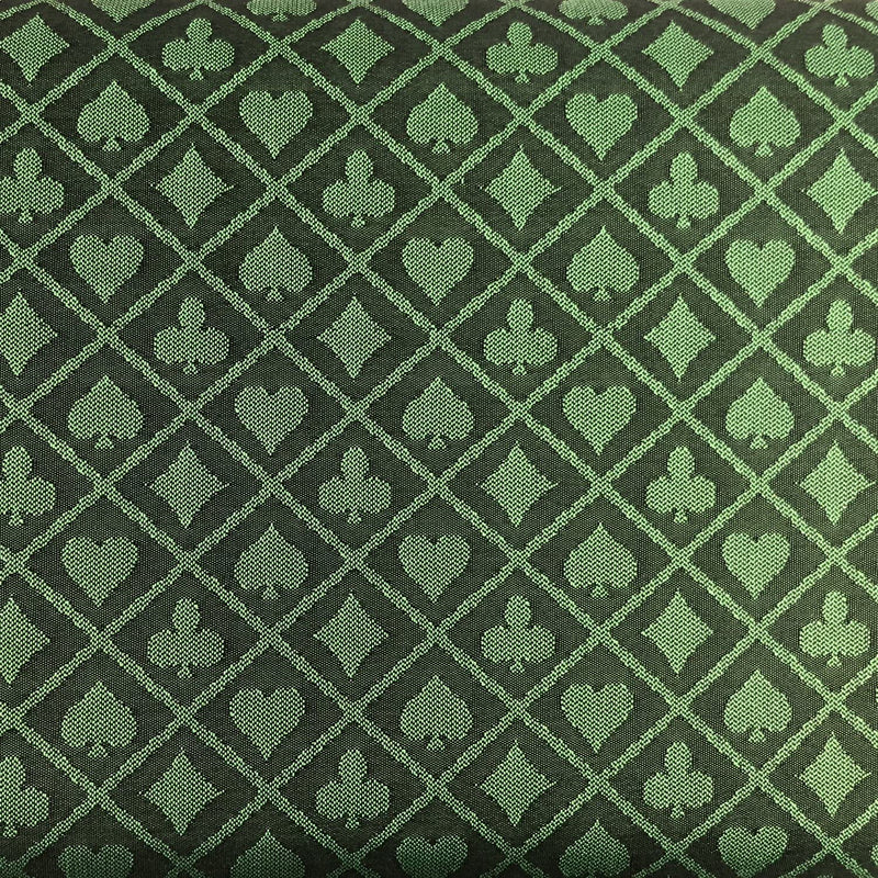 Green Two-Tone Suited Speed Cloth 100% Polyester Poker Table Felt 120x60