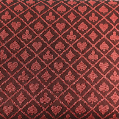 Red Two-Tone Suited Speed Cloth 100% Polyester Poker Table Felt 120x60