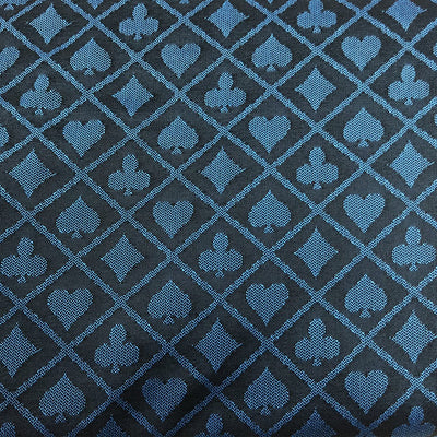 Blue Two-Tone Suited Speed Cloth 100% Polyester Poker Table Felt 120x60