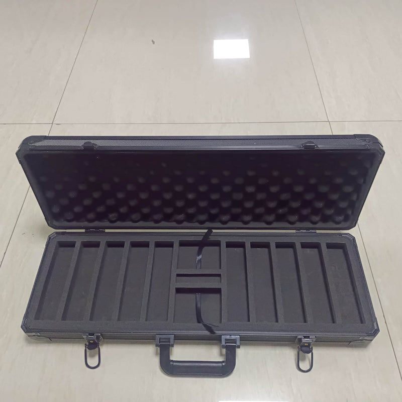 500 Empty Black Heavy Duty Aluminum Poker Case