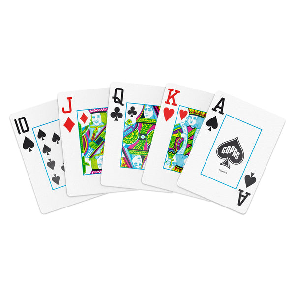 Copag Cards Legacy Green Purple Poker Size Jumbo Index
