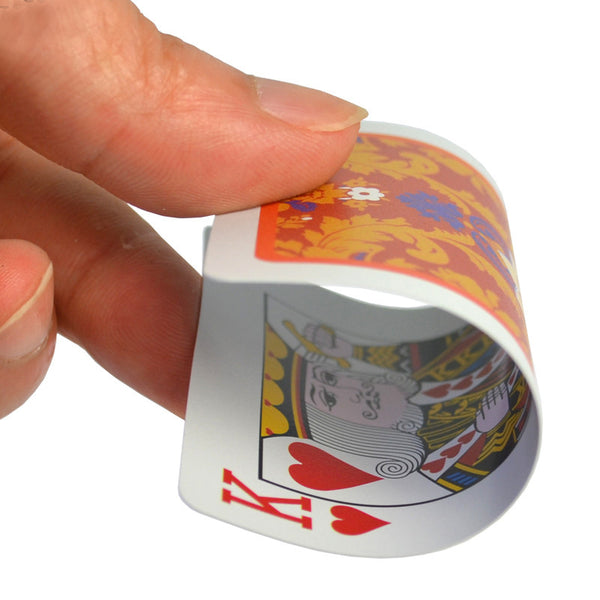 Classic 100% Plastic Playing Cards Bridge Size Jumbo Index Single Deck