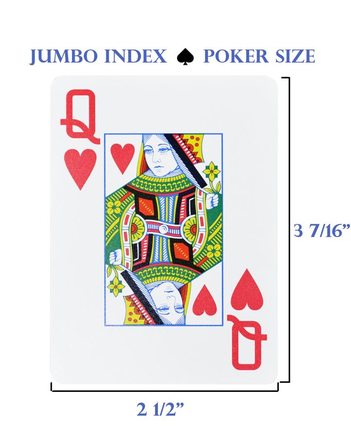 6 Pack Copag Cards Black Gold Poker Size Jumbo Index