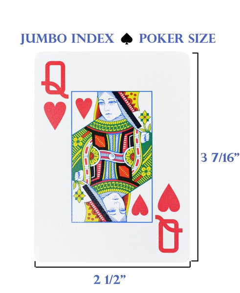 Copag Cards Legacy Red Blue Poker Size Jumbo Index