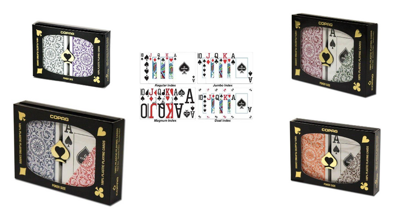 Copag 100% Plastic Playing Cards With 2 Cut Card